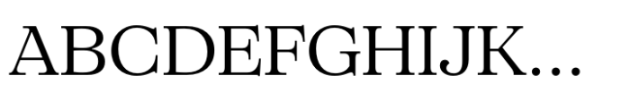 SFT Schrifted Serif Subhead Regular Font UPPERCASE