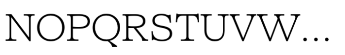 SFT Schrifted Serif Text ExtraLight Font UPPERCASE