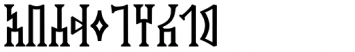 Sf Old South Arabian Serif Font UPPERCASE