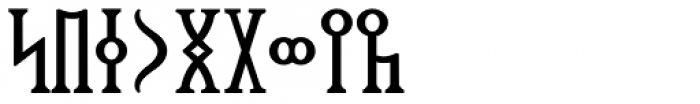 Sf Old South Arabian Serif Font UPPERCASE