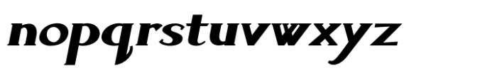 Sforza Medium-Oblique Font LOWERCASE