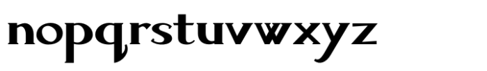 Sforza Regular Regular Font LOWERCASE