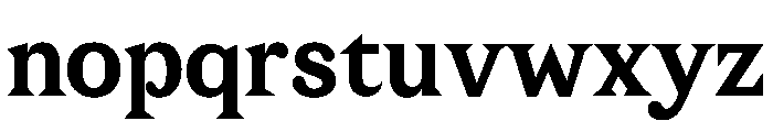 Sfizia Bold Font LOWERCASE
