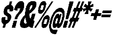 SG Drouche Slant otf (400) Font OTHER CHARS