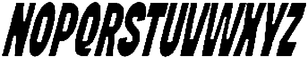 SG Drouche Slant otf (400) Font UPPERCASE