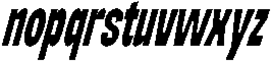 SG Drouche Slant otf (400) Font LOWERCASE