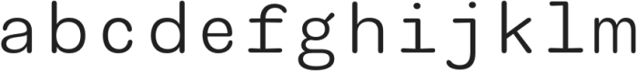 SG Monocomic Fine otf (400) Font LOWERCASE