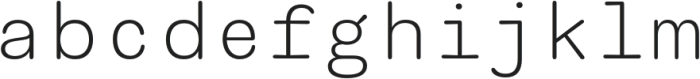 SG Monocomic Light otf (300) Font LOWERCASE