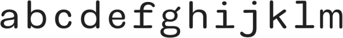 SG Monocomic Regular otf (400) Font LOWERCASE