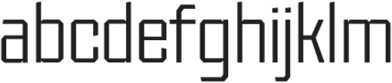 SG Tanders ExtraLight otf (200) Font LOWERCASE