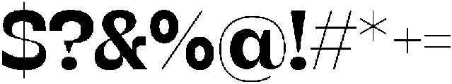 SG Verace Bold otf (700) Font OTHER CHARS