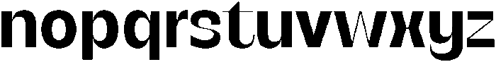 SG Verace Bold otf (700) Font LOWERCASE