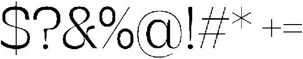 SG Verace Light otf (300) Font OTHER CHARS