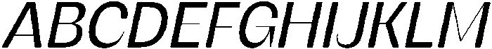 SG Verace Slant otf (400) Font UPPERCASE