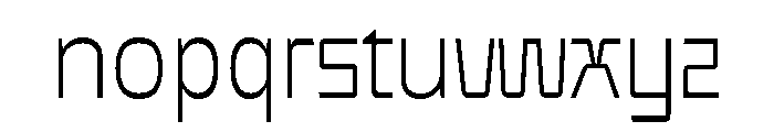 SG Takimon Thin DEMO Font LOWERCASE