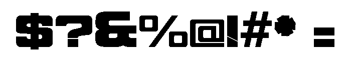 SG85-CHI SON 1 Font OTHER CHARS