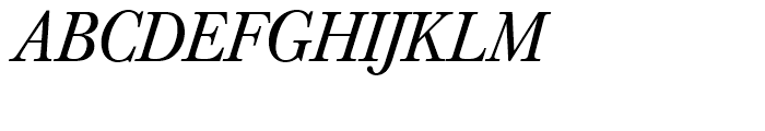 SG Baskerville No 1 SH Italic Font UPPERCASE