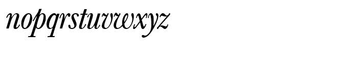 SG Baskerville No 1 SH Italic Font LOWERCASE
