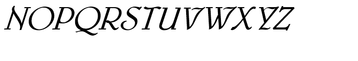 SG Belwe SH Light Italic Font UPPERCASE