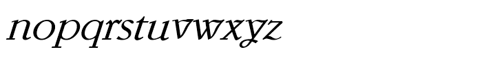 SG Belwe SH Light Italic Font LOWERCASE