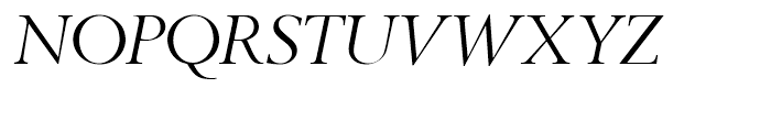 SG Berling SH Roman Italic Font UPPERCASE