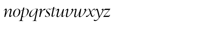 SG Berling SH Roman Italic Font LOWERCASE