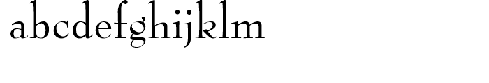 SG Bernhard Modern SB Regular Font LOWERCASE
