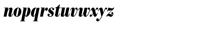 SG Bodoni No 1 SB Bold Condensed Italic Font LOWERCASE