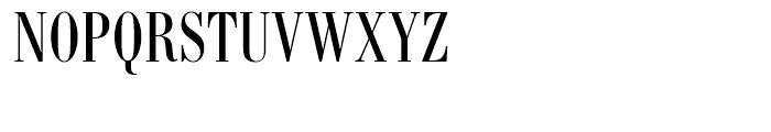 SG Bodoni No 1 SB Condensed Font UPPERCASE