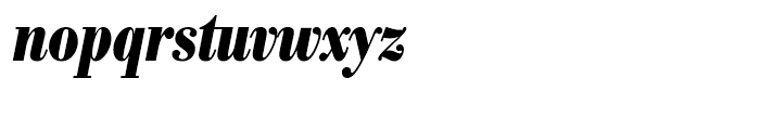 SG Bodoni No 1 SH Bold Condensed Italic Font LOWERCASE