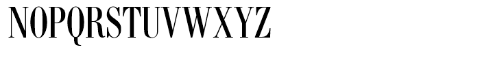 SG Bodoni No 1 SH Condensed Font UPPERCASE