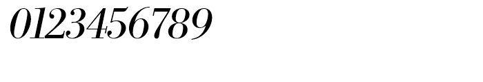 SG Bodoni No 1 SH Italic Font OTHER CHARS