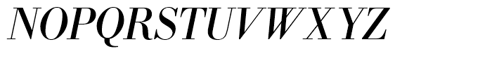 SG Bodoni No 1 SH Italic Font UPPERCASE