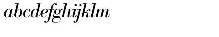 SG Bodoni No 1 SH Italic Font LOWERCASE