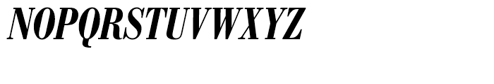SG Bodoni No 1 SH Medium Condensed Italic Font UPPERCASE