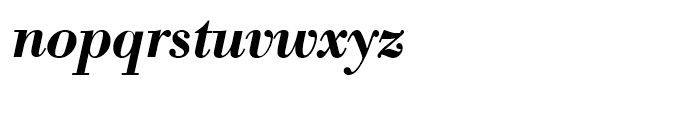 SG Bodoni No 1 SH Medium Italic Font LOWERCASE
