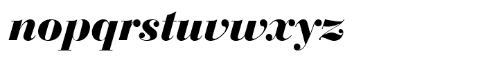 SG Bodoni SB Bold Italic Font LOWERCASE