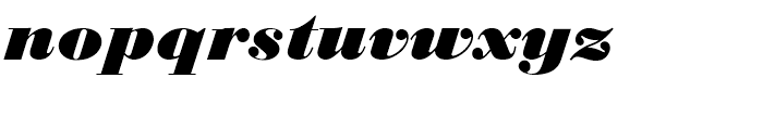 SG Bodoni SB Extra Bold Italic Font LOWERCASE