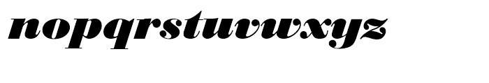SG Bodoni SH Extra Bold Italic Font LOWERCASE