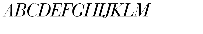 SG Bodoni SH Roman Italic Font UPPERCASE