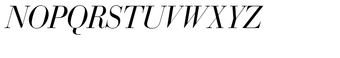SG Bodoni SH Roman Italic Font UPPERCASE