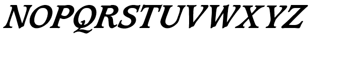 SG Caxton SH Bold Italic Font UPPERCASE
