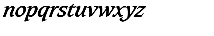 SG Caxton SH Bold Italic Font LOWERCASE
