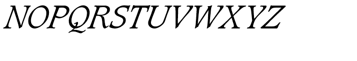 SG Caxton SH Light Italic Font UPPERCASE