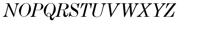 SG Century Expanded SH Italic Font UPPERCASE