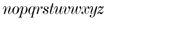 SG Century Expanded SH Italic Font LOWERCASE