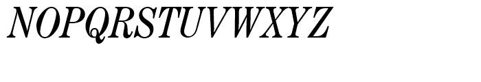 SG Century Nova SB Roman Italic Font UPPERCASE