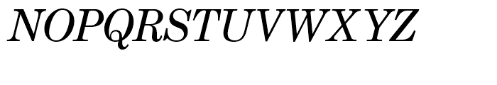 SG Century Schoolbook Roman Italic Font UPPERCASE