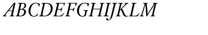 SG Cloister Old Style SB Roman Italic Font UPPERCASE