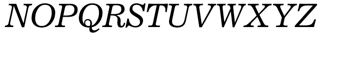 SG Esquire SH Italic Font UPPERCASE